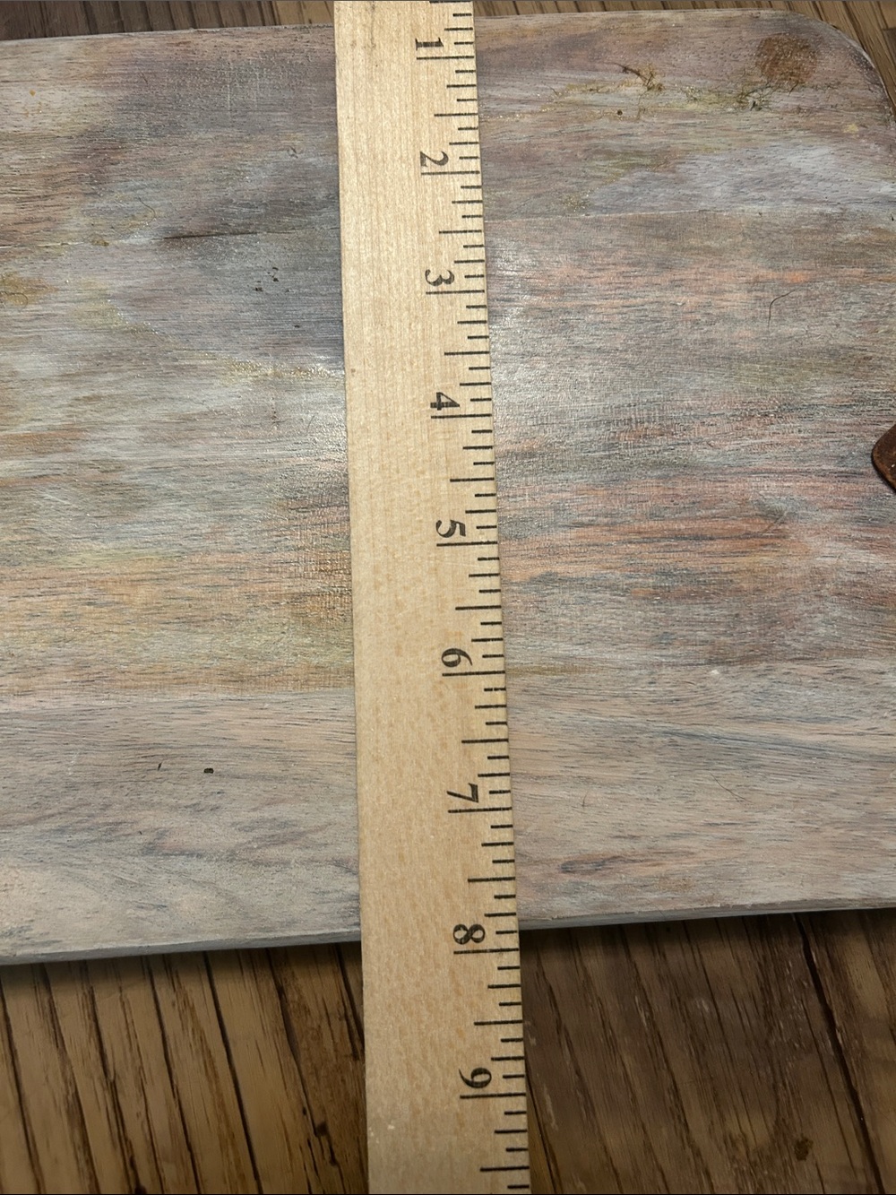 Wooden Serving Board in Light Washed White 23” x 8” - Picture 4 of 4